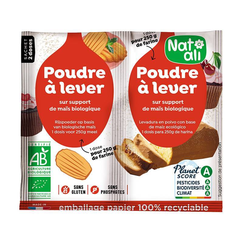Ieftin Nat-ali Praf de copt Fara Gluten Eco-Bio 2 x 7g