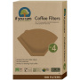 Filtre de cafea marimea 4, nealbite, fara clor, compostabile, 100 bucati, If You Care
