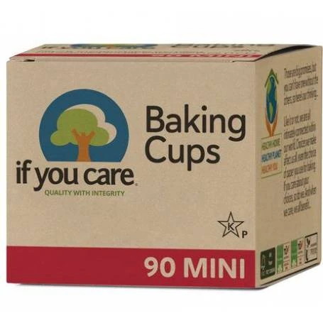 Hartie de copt  briose nealbita, mini fara clor, compostabila, 90buc - If You Care