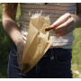Pungi de hartie nealbita pentru sandwich si snacks, fara clor, compostabile 48 bucati - If You Care