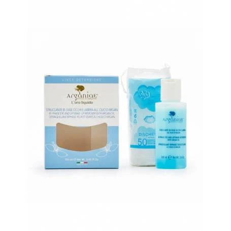 Demachiant bifazic pentru ochi si buze cu ulei de argan 100ml - Argania