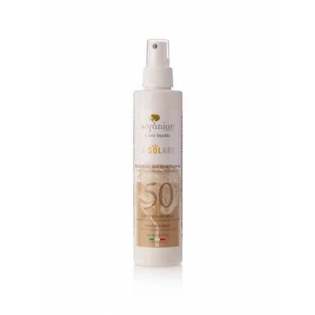 Lotiune spray pentru protectie solara cu ulei de argan SPF 50, 200ml - Argania