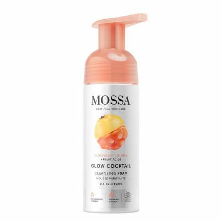 Spuma de curatare pentru fata GLOW COCKTAIL 150ml - MOSSA