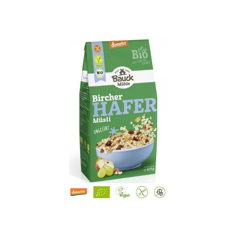 Musli Bircher Fara Gluten, Eco-Bio 425g - BauckHof