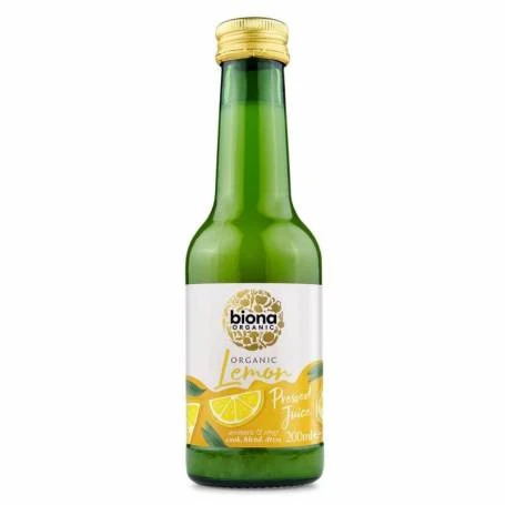 Suc de lamaie 100%, eco-bio, 200ml, Biona