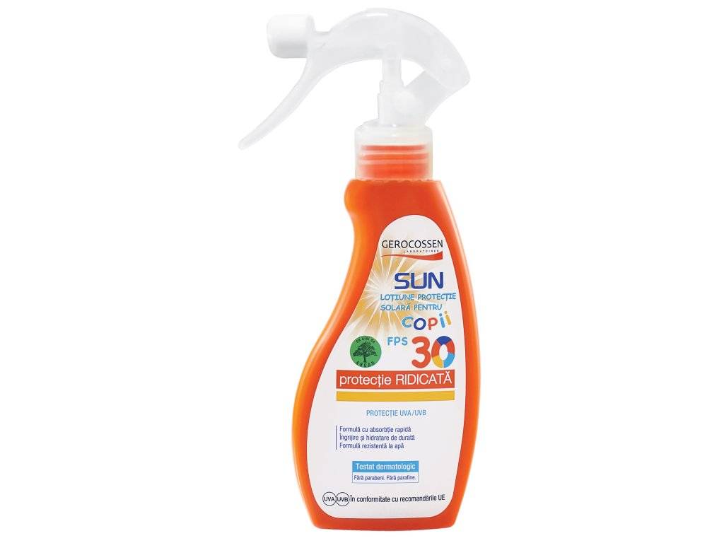 Spray Protectie Solara Pentru Copii Spf 30 Sun, 200ml - Gerocossen