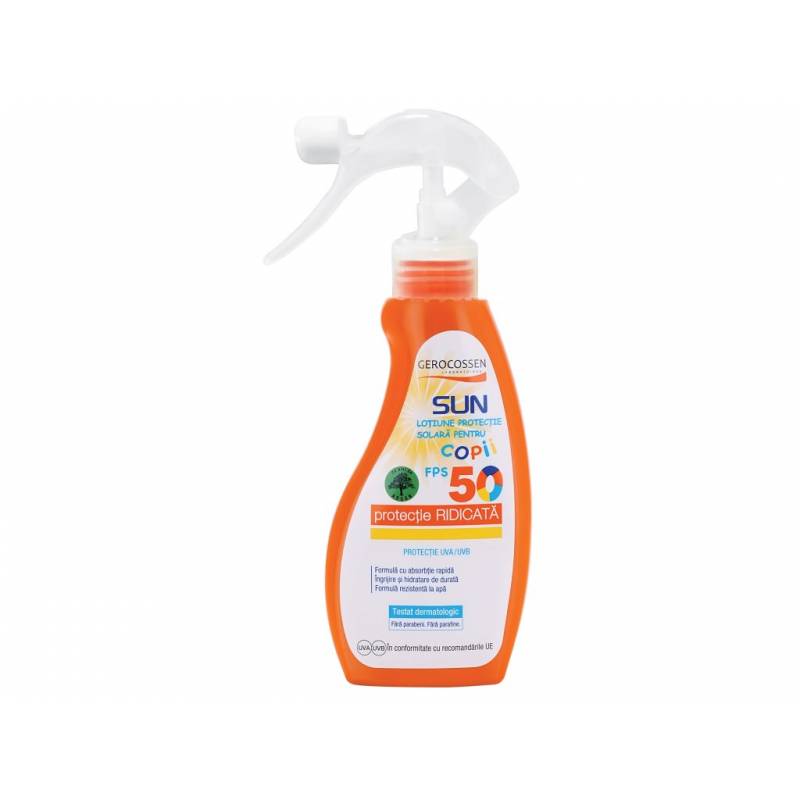 Spray protectie solara pentru copii SPF 50 Sun, 200ml - Gerocossen