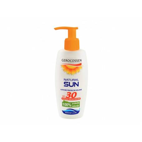 Lotiune cu protectie solara SPF 30 Natural Sun, 200ml - Gerocossen