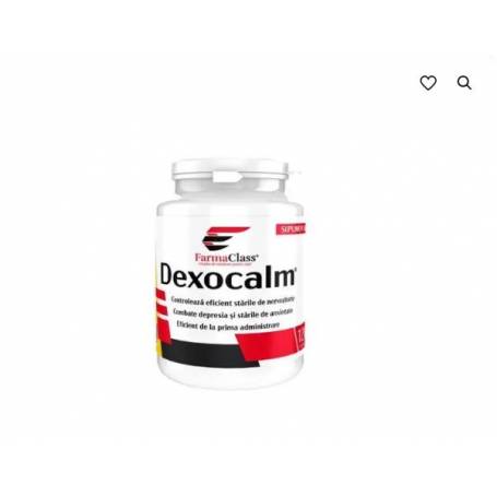 DEXOCALM - nervozitate si anxietate, 120 capsule - FARMA CLASS