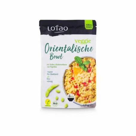 Naut cu ovaz si ardei gras, eco-bio, 220g - Lotao