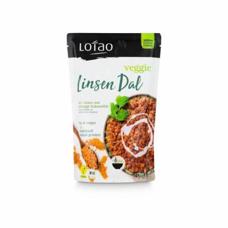 Dal vegan (mancare indiana) de linte, eco-bio, 320g - Lotao