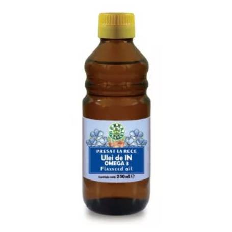 Ulei de in Omega 3 - 250ml - Herbavita