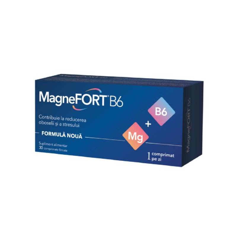 MAGNEFORT B6, 30 comprimate - BIOFARM