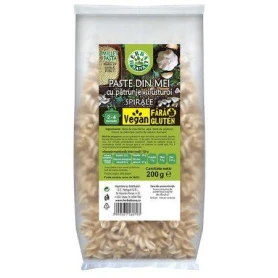 PASTE SPIRALE Din MEI CU PATRUNJEL SI USTUROI Fara Gluten 200g - HERBAVIT