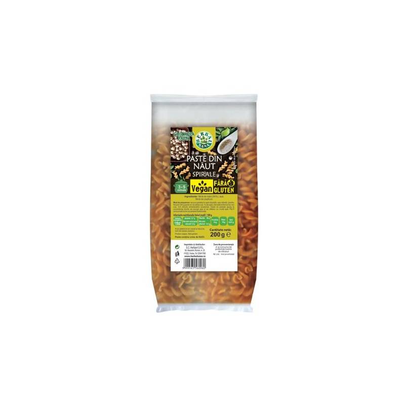 PASTE SPIRALE Din NAUT Fara Gluten 200g - HERBAVIT