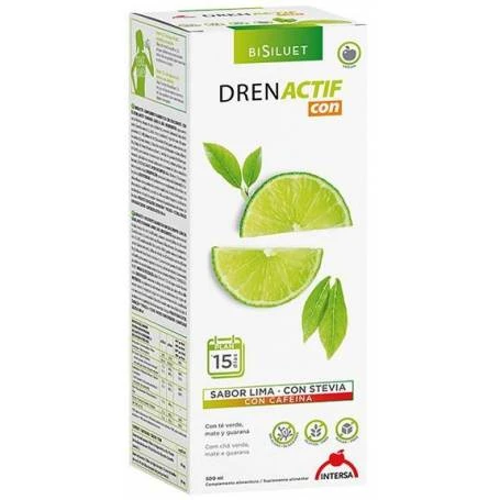 Drenactif  With - detoxifiant cu Ceai verde, mate si guarana, 500ml - Intersa Labs