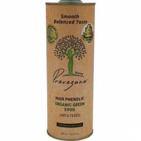 Ulei de masline cu continut mare de fenoli, eco-bio, nefiltrat, gust echilibrat, 500ml - Prevezana Green Olive Oil