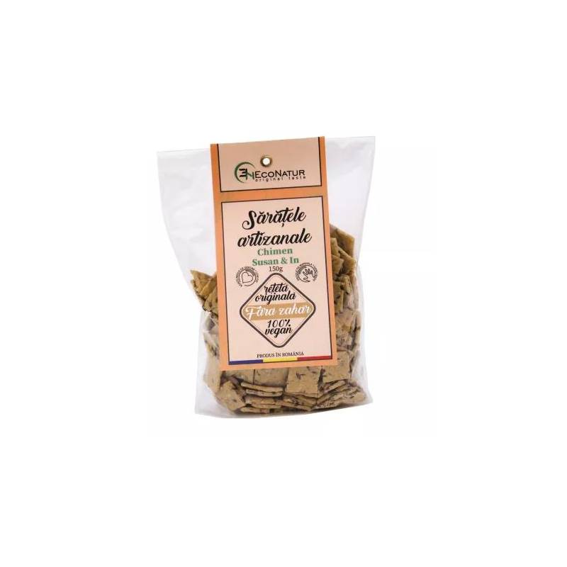 Saratele artizanale cu chimen, 150gr - Econatur