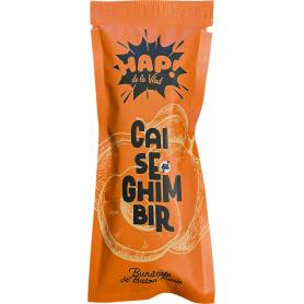 Baton caise si ghimbir, raw vegan, 45g - Tata Vlad
