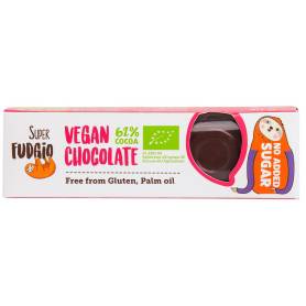 Baton de ciocolata vegana fara gluten, Eco-Bio 40g - Super Fudgio