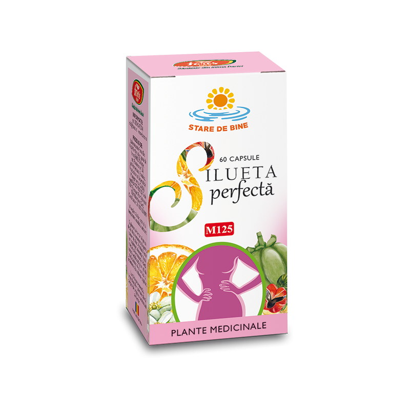 Silueta perfecta, slabire naturala, M125, 60 capsule, Fares