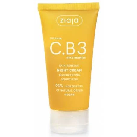 Crema de noapte cu Vitamina C si B3 Niacinamida 50ml - Ziaja