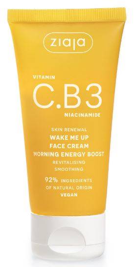 Crema De Zi Cu Vitamina C Si B3 Niacianamida, Wake Me Up 50ml - Ziaja