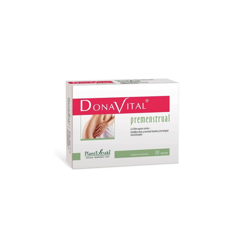 Plantextrakt Donavital premenstrual, 30 capsule…