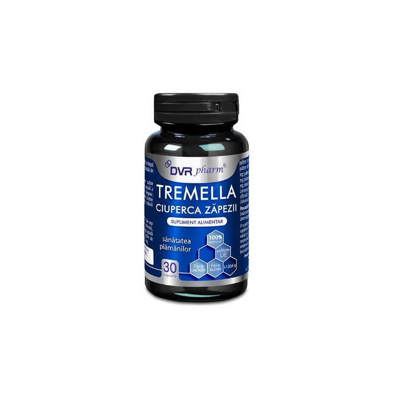 TREMELLA CIUPERCA ZAPEZII 30 CAPSULE - DVR PHARM