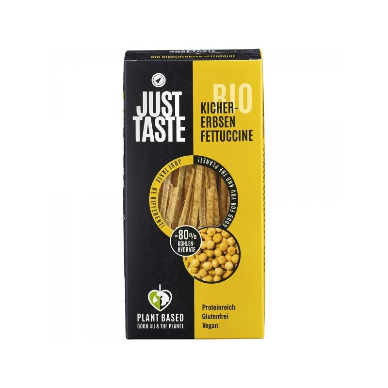 Fettuccine proteice din soia cu naut, fara gluten, eco-bio, 250g -