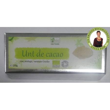 Unt de cacao raw eco-bio 250g - Obio