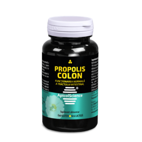 Propolis Colon, sustine functionarea normala a tractului intestinal, 60 capsule, DVR Pharm