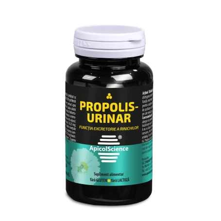 Propolis-Urinar, sustine functia rinichilor, 60 capsule, DVR Pharm