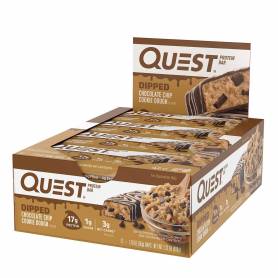 Quest Protein Bar, Baton Proteic Invelit In Ciocolata, Cu Aroma De Fulgi De Ciocolata, 50 g, GNC
