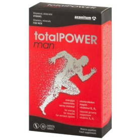 Total POWER Man, 30 tablete, 37,2 g, Aconitum