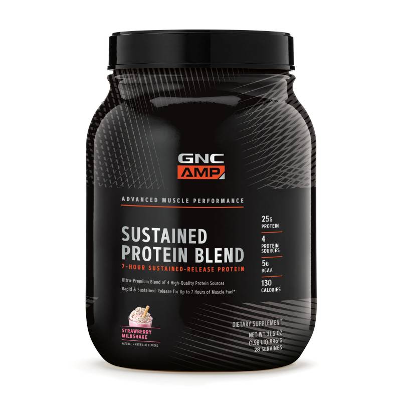 AMP Sustained Protein Blend, Amestec Proteic cu Aroma de Milkshake