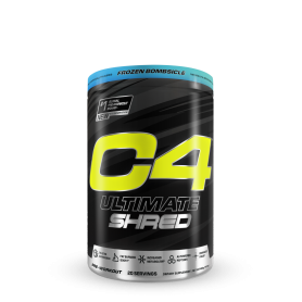 Ultimate Shred Pre-workout, Formula Avansata Pentru Definire Cu Aroma De Frozen Bombsicle, 406 G, Cellucor C4, GNC