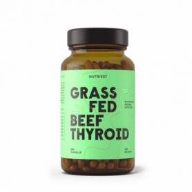Grass fed Beef THYROID – tiroida de vita, hranita cu iarba, eco-bio, 240 capsule, NUTRIEST