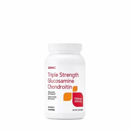 Triple Strength Glucozamina 750 Condroitina 600 Mg, 120Tb - Gnc