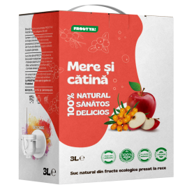 Suc de mere cu catina, suc pur 100 %, 3 litri, FROOTYA