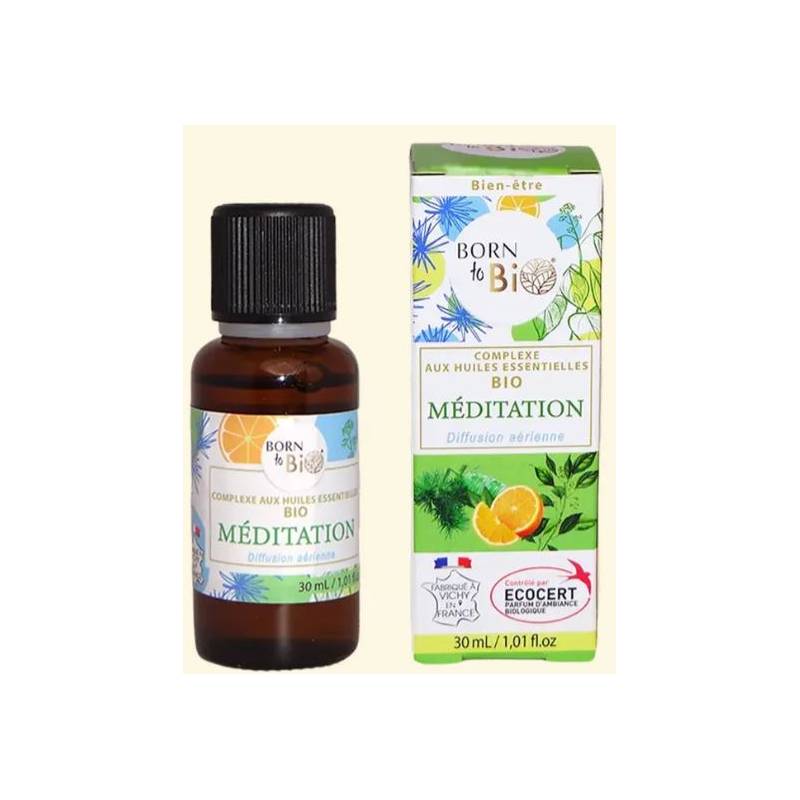Complex de uleiuri esentiale, Meditatie, 30 ml, Born To Bio