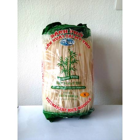 Taitei de orez subtiri S fara gluten 400g BAMBOO TREE