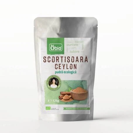 Scortisoara Ceylon pudra, eco-bio, 125g - Obio