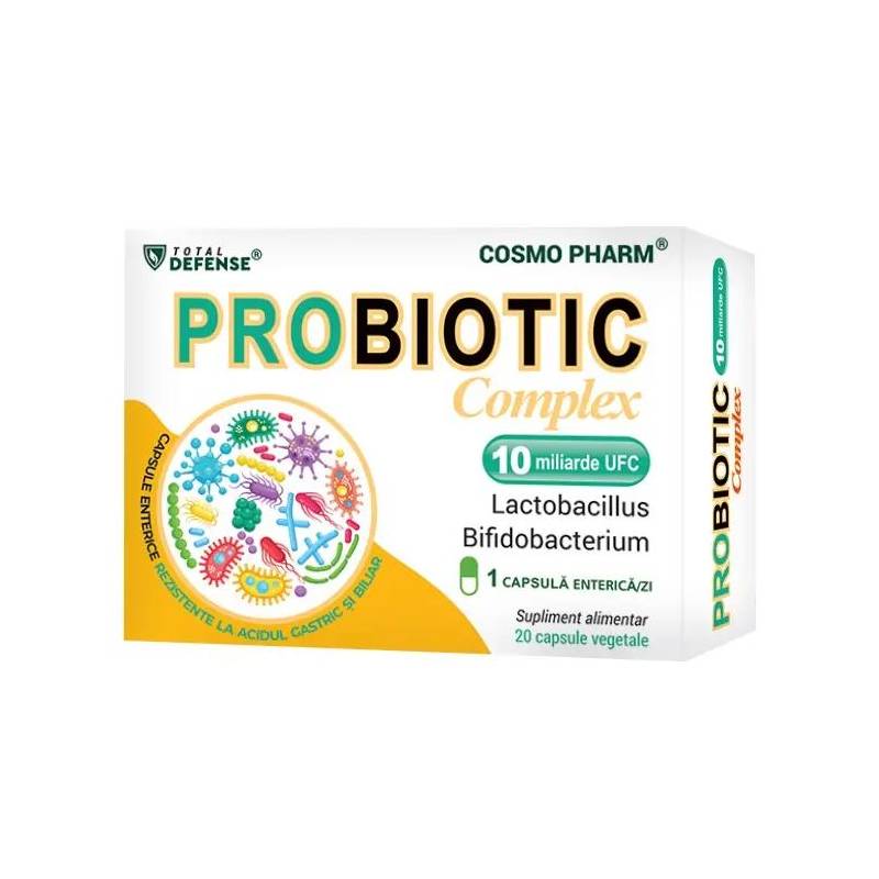 PROBIOTIC COMPLEX 10 miliarde UFC, 20 capsule - COSMO PHARM