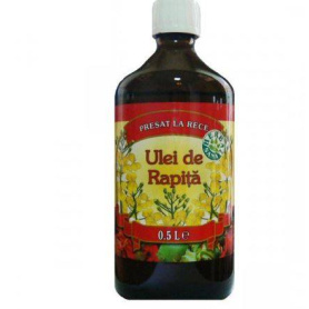 Ulei Rapita, presat la rece, uz Intern, 500ml - HERBAVIT