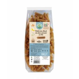 Paste Spirale din faina de naut, porumb si orez, fara gluten, 250 g, HERBAVIT