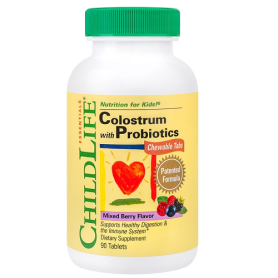 Colostrum plus Probiotics 90 Chewable Tabs - ChildLife - SECOM
