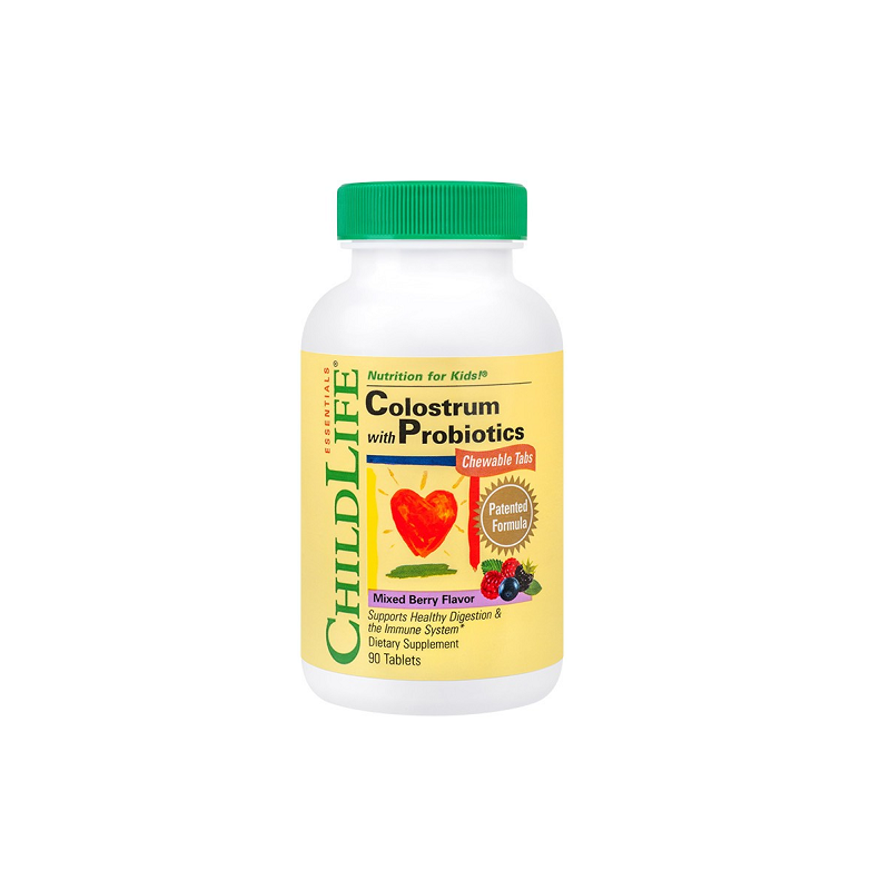 Colostrum plus Probiotics 90 Chewable Tabs - ChildLife - SECOM