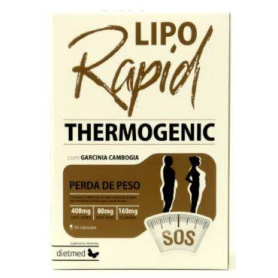 Liporapid thermogenic - scadere in greutate 30 capsule - Dietmed - Type Nature