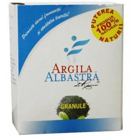 Argila albastra de Raciu - pulbere 500g - ARGILA ALBASTRA - ROMCOS